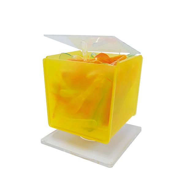 500pcs Clear Jetable Cuillères de dégustation Cubes d'échantillonnage en  plastique Petites cuillères de dégustation pour la nourriture Crème glacée  Fournitures de dessert congelé