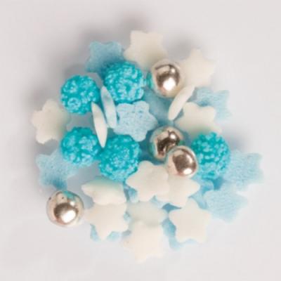 Décoration de Noël et autres pour glaces, gâteaux et bûches.